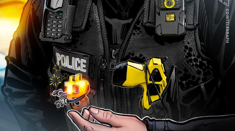 As the font officer stole 50 BTC from a six -pound crypt of wallet and grabbed